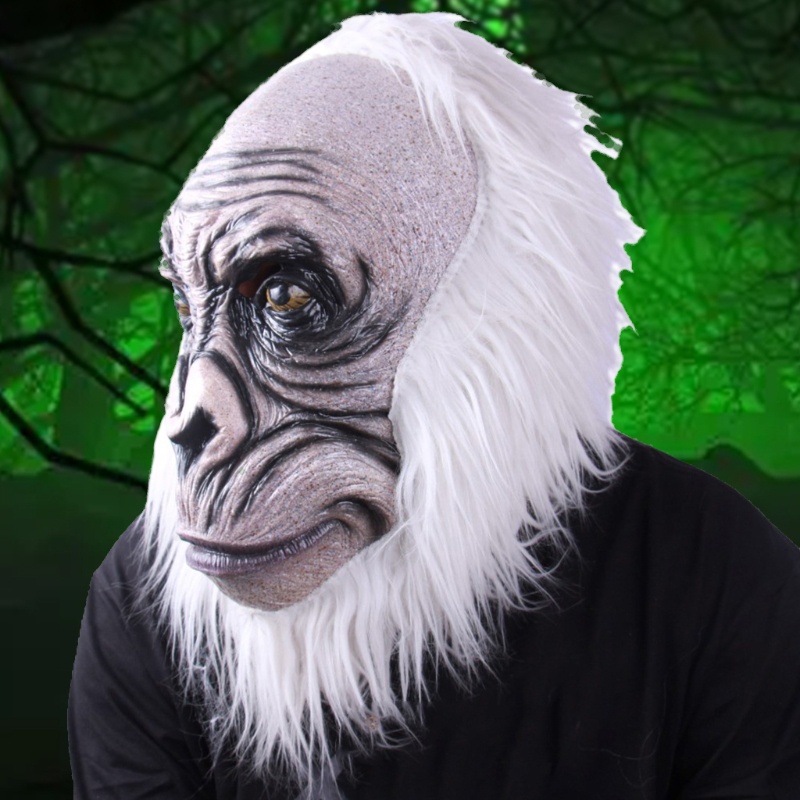 Zzz Mainan Kepala Monyet Gorilla Bahan Latex Untuk Kostum Halloween