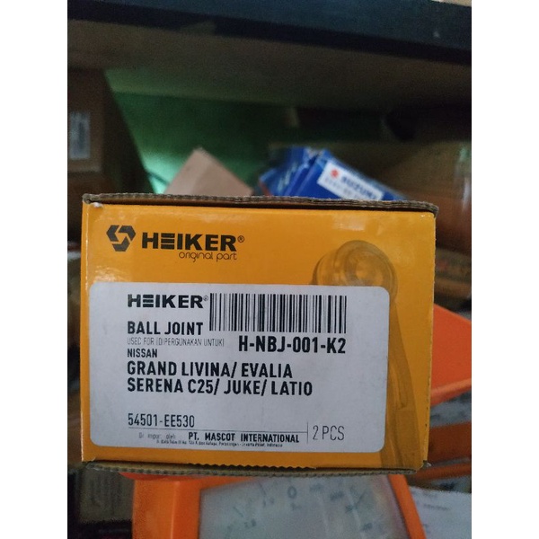 Heiker Ball Joint Grand Livina/Evalia/Serena C25/Juke/Latio