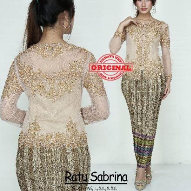 KEBAYA PAYET SABRINA/KEBAYA PAYET LENGA PANJANG/KEBAYA PESTA