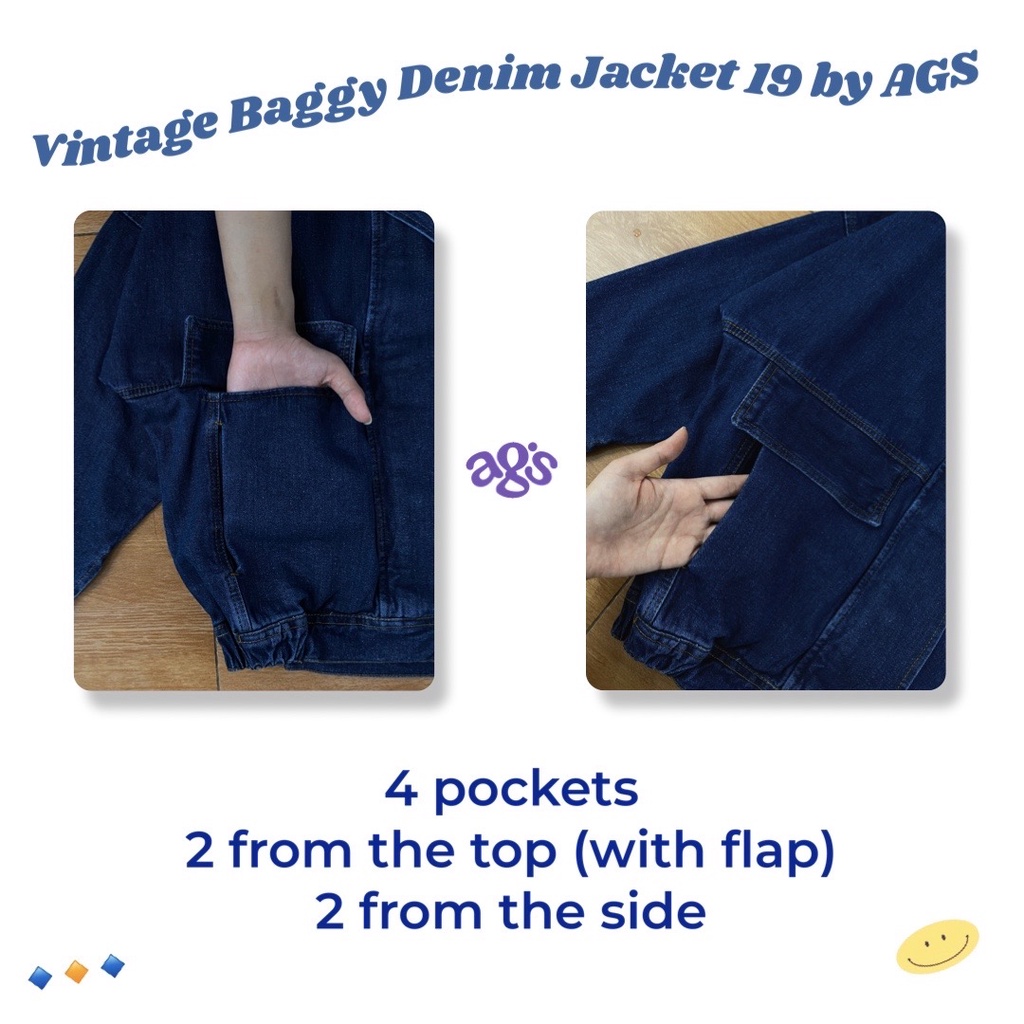 Vintage Baggy Denim Jacket 19 by AGS