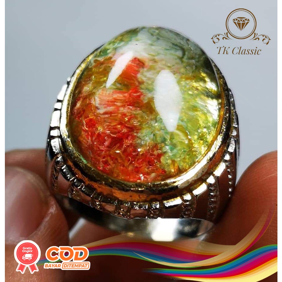 Natural Batu Permata Kecubung Karang