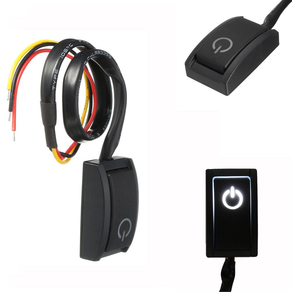 Saklar Simbol ON / OFF dengan Lampu LED untuk Mobil / Truk