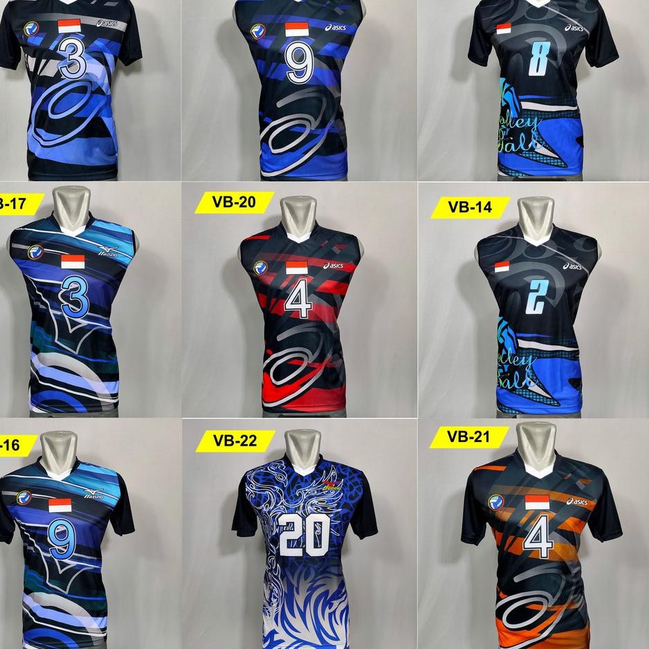 ➻ jersey voli printing kaos voli proliga teamnsa indonesia ✼