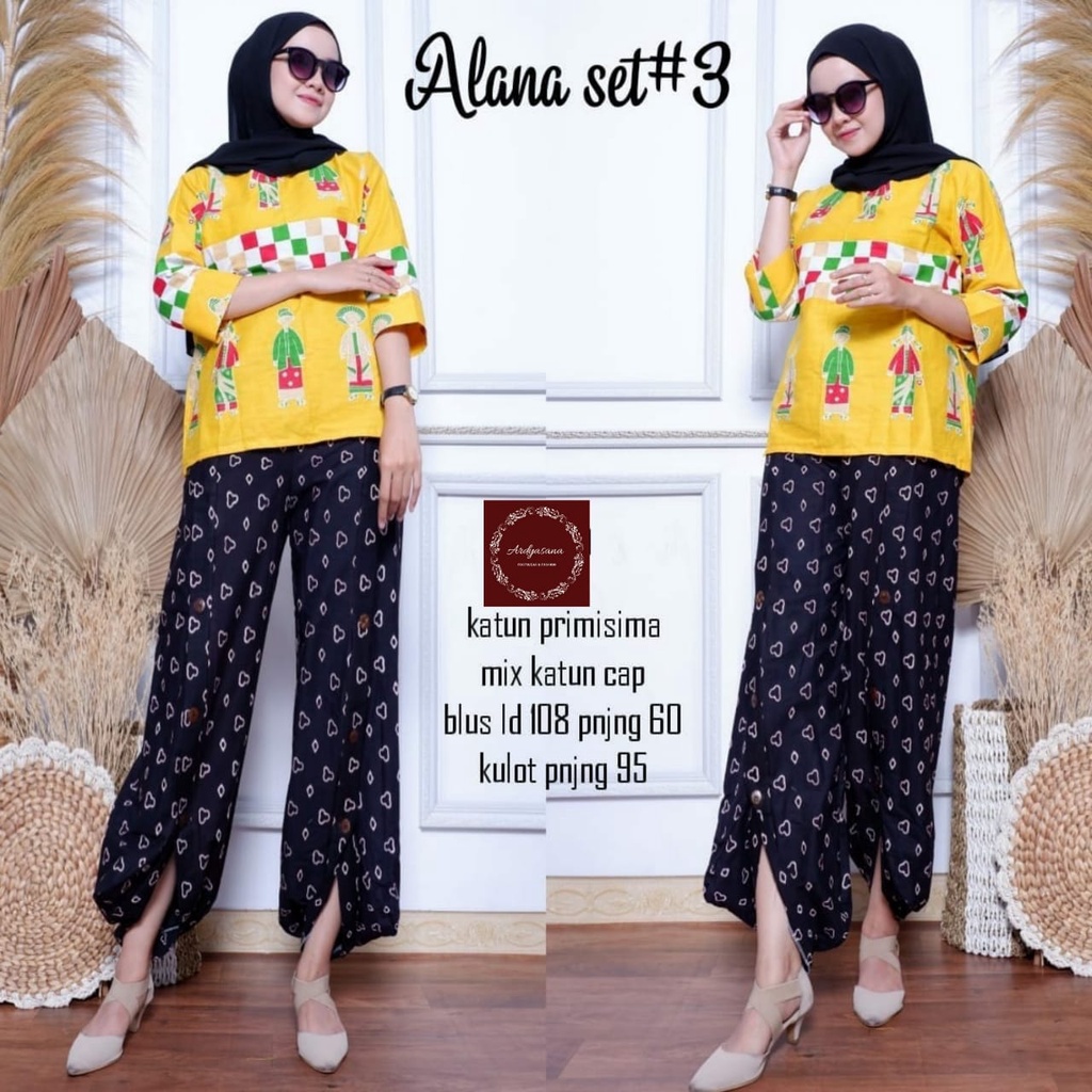 Alana set ori batik solo