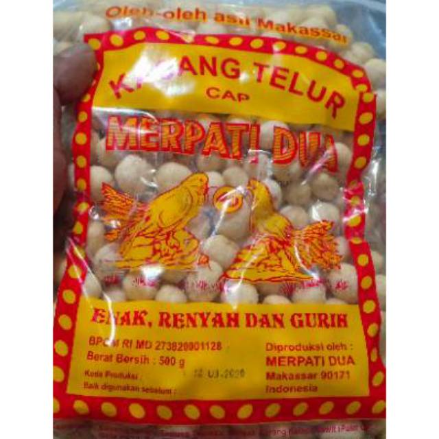 

Kacang Telur / Disco Merpati Dua Asli Oleh oleh Makassar 500 Gram/Original