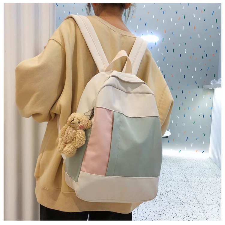 Tas Sekolah Aesthetic Korean Style Ransel Tas aesthetic Ransel Wanita Murah Tas Sekolah  Ransel Backpack Original Aesthetic