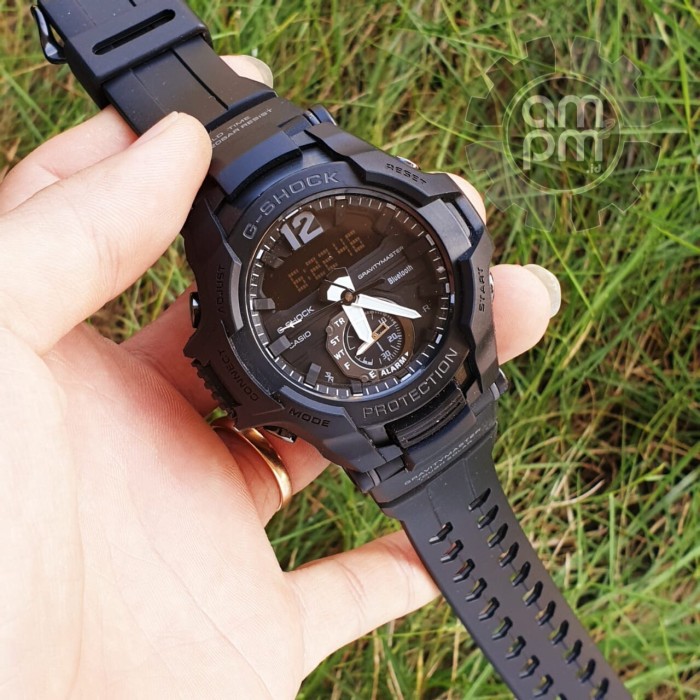 JAM TANGAN G-SHOCK GRAVITYMASTER GR-B100 FULL BLACK