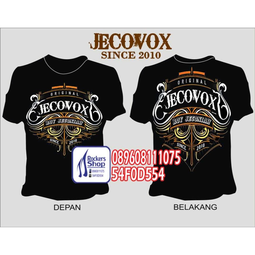 KAOS JECOVOX SINCE 2010 ROY JECONIAH BOOMERANG