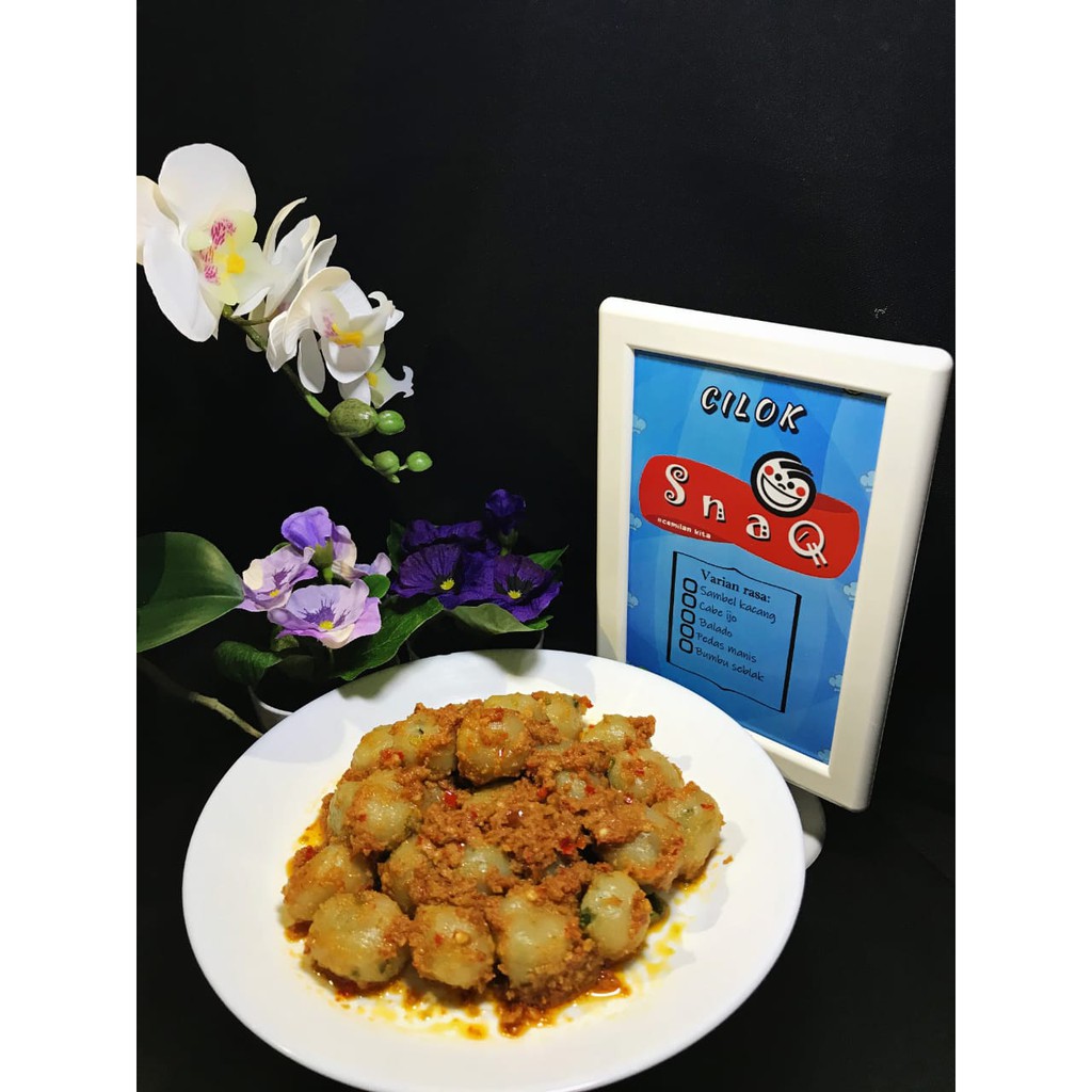 

cilok enak dengan bumbu kacang lezat #gojek/grab only