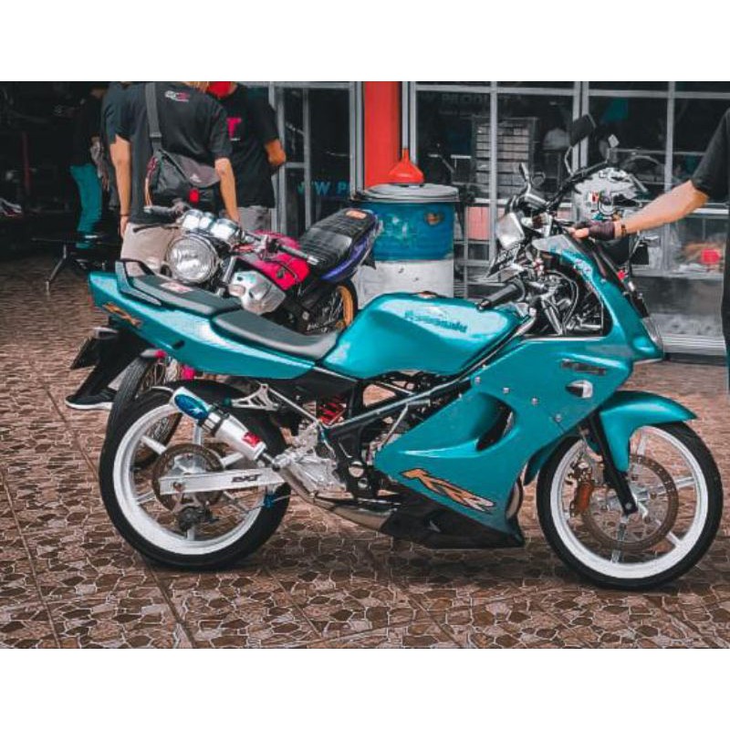 KNALPOT BIG VOLUME GALVANIS PLAT ORIGINAL AITECH TYPE COBRA PNP NINJA R DAN Rr-6