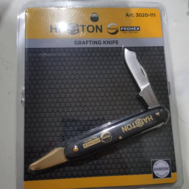 Pisau okulasi Grafting knife HASSTON PROHEX pisau cangkok stek sadap