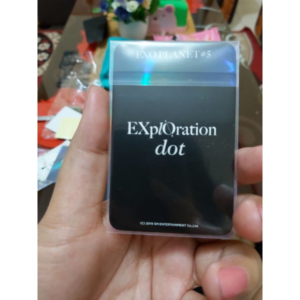 photocard pc chanyeol exo tihol exploration ticket holder exploration kanglas BOOKED