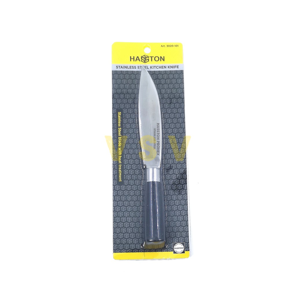 Hasston Pisau dapur gagang kayu 3020-101 Pisau stainless steel Kitchen knife 3020-101