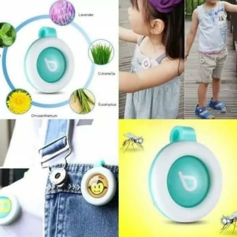 ~ PIYOSHI08 ~ Pin Anti Nyamuk - BIKIT GUARD CLIP - Mosquito Repellent MA42