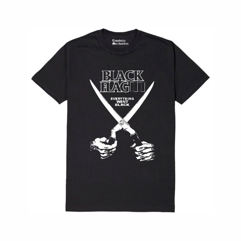 BLACK FLAG TAG MERCHCONS - EVERYTHING WENT BLACK