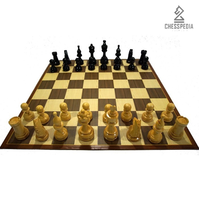 Chesspedia Paket Hemat Set Catur Kayu Model Bandung Ukuran Jumbo Standar Turnamen Internasional