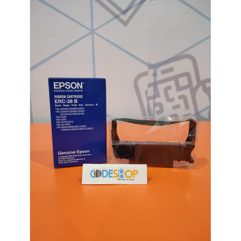 CARTRIDGE EPSON ERC 38 BLACK ORI PITA ATAU RIBBON