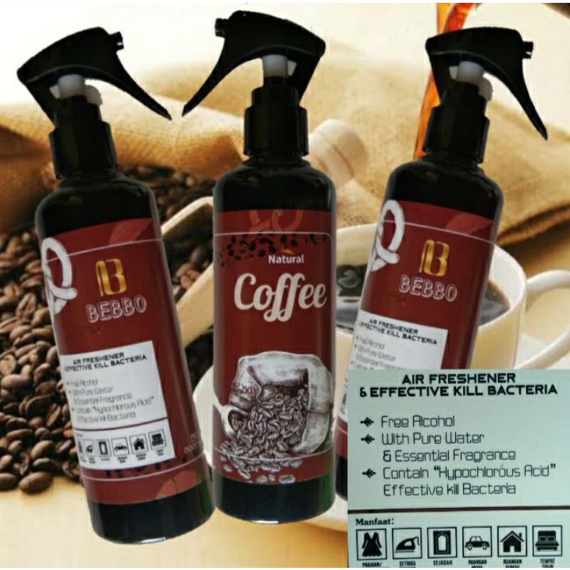 PARFUM Air freshener 250ml BLACK COFFEE/ANTI BACTERI