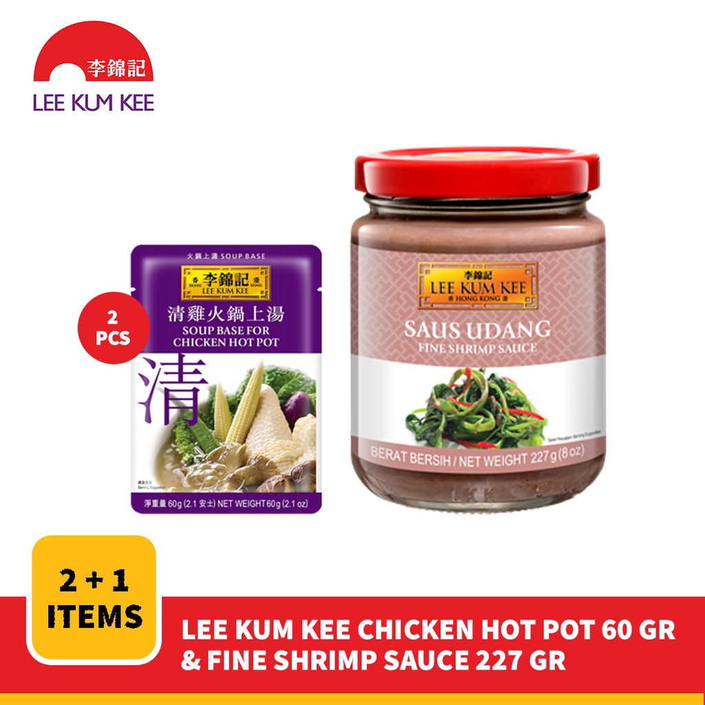 

LEE KUM KEE Chicken Hot Pot & Saus Udang Fine Shrimp Sauce