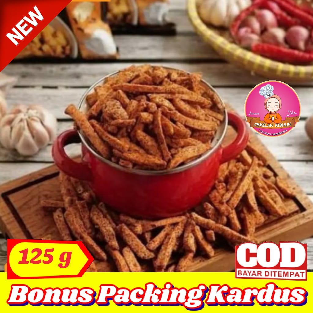 

Basreng Stik Pedas 125g / basreng basreng Gurih - Cemilan Ribhun makanan ringan