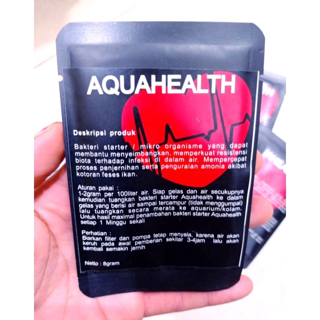 Bakteri Stater Rumah Bakteri Aquascape AQUA HEALTH 8gr