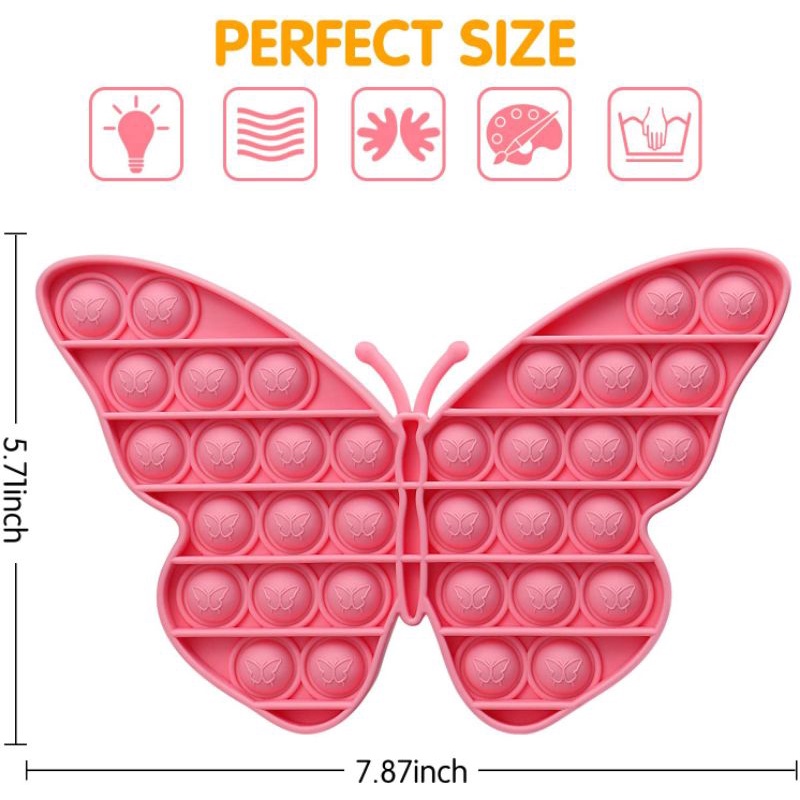 Pop It Fidget Toy Mainan Anak Tekan Gelembung Bubble Push Pop it-8