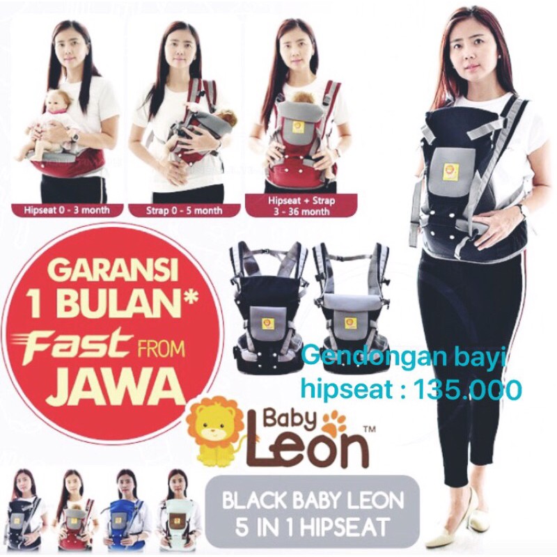 Gendongan Bayi Hipseat Hip Seat Ergonomis geos Bayi Baby Depan Carrier Kangguru kaos