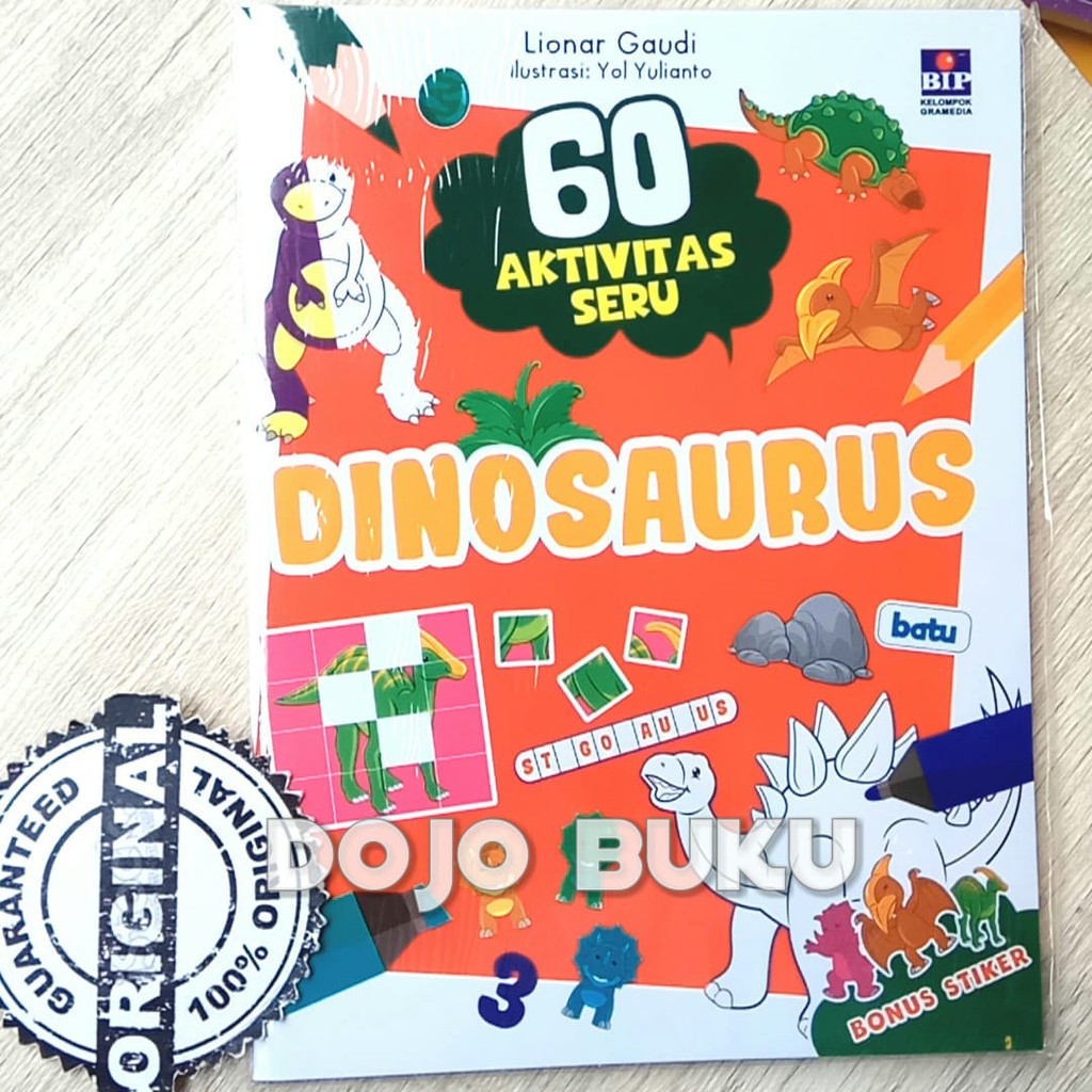 60 Aktivitas Seru Dinosaurus by Lionar Gaudi