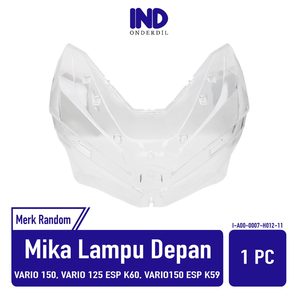 Mika Kaca Reflektor Lampu Depan-Headlamp-Head Lamp Vario New eSP LED 125-150 K60-K59 2015-2016-2017-2018