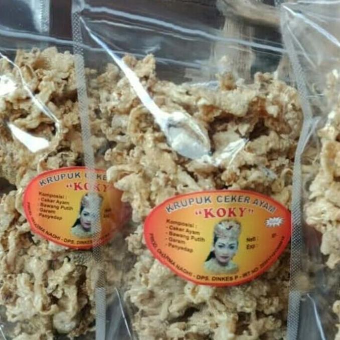 

MAKANAN KERING | BIJI-BIJIAN | KERUPUK CEKER AYAM ASLI BALI "KOI" 100GR KRIYUKK | MAKANAN & MINUMAN