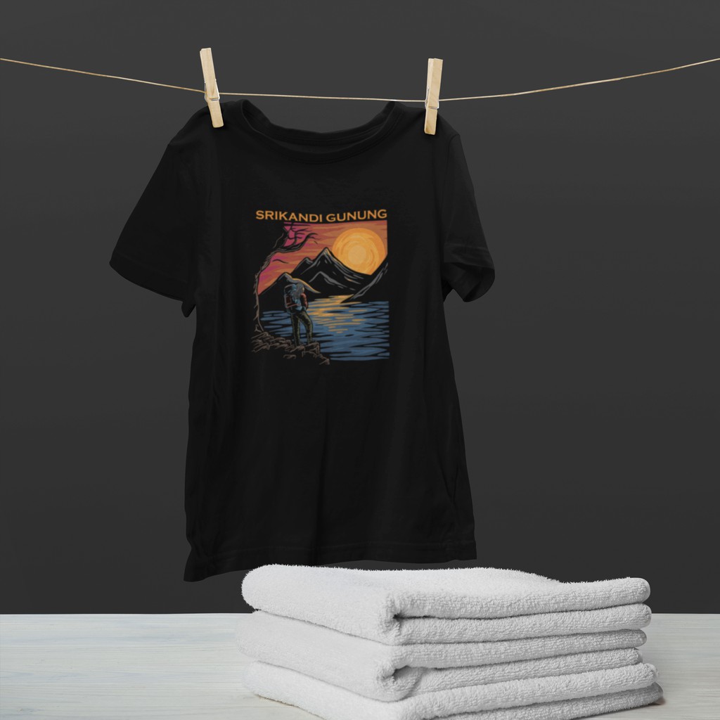 Tshirt Pendaki Gunung "Srikandi Gunung" - Kaos Pendaki Gunung/Kaos Pendaki/Kaos Gunung
