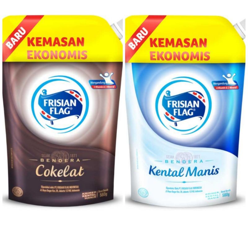 FRISIAN FLAG Susu Kental Manis Pouch 545gr