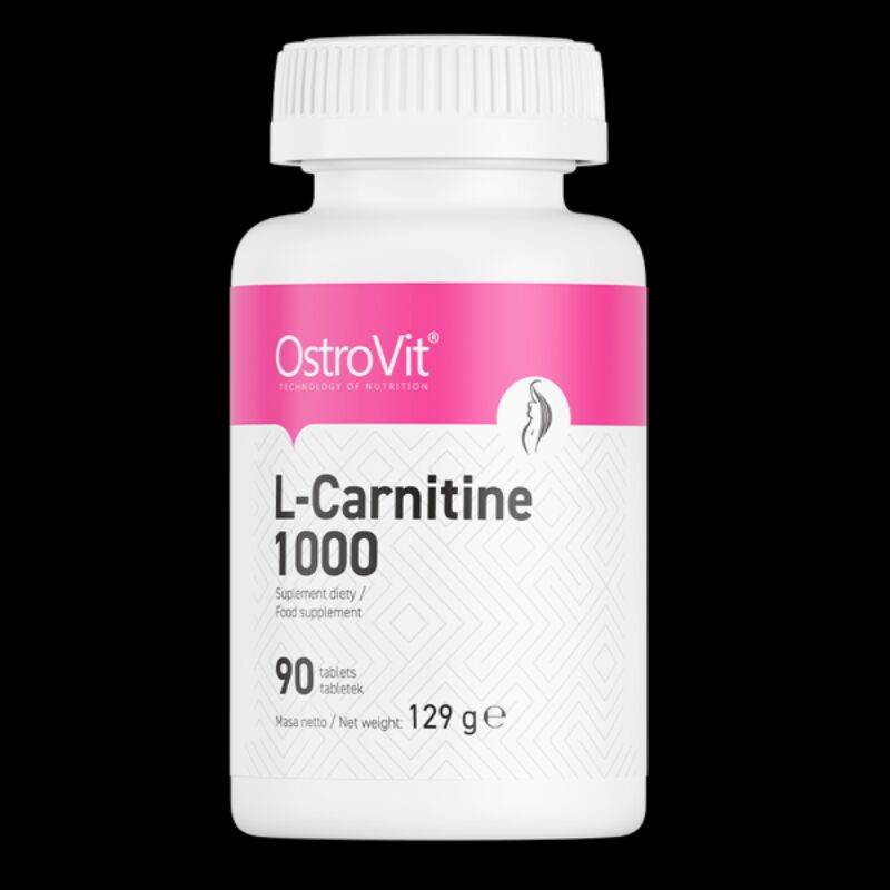 OSTROVIT Suplemen Fitness L-CARNITINE 1000 Fat Burner Pembakar Lemak Asam Amino fitnes diet obat imp