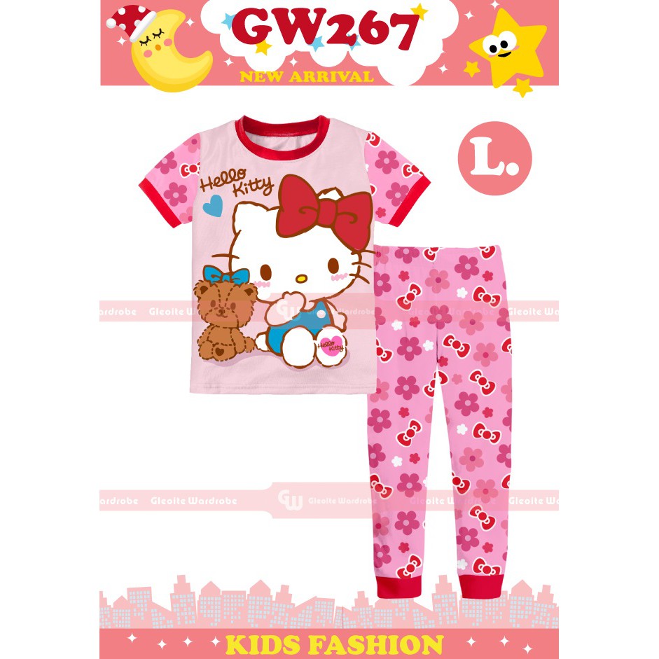  Baju  Anak  Import Murah Piyama Anak  Perempuan GW  267 L 