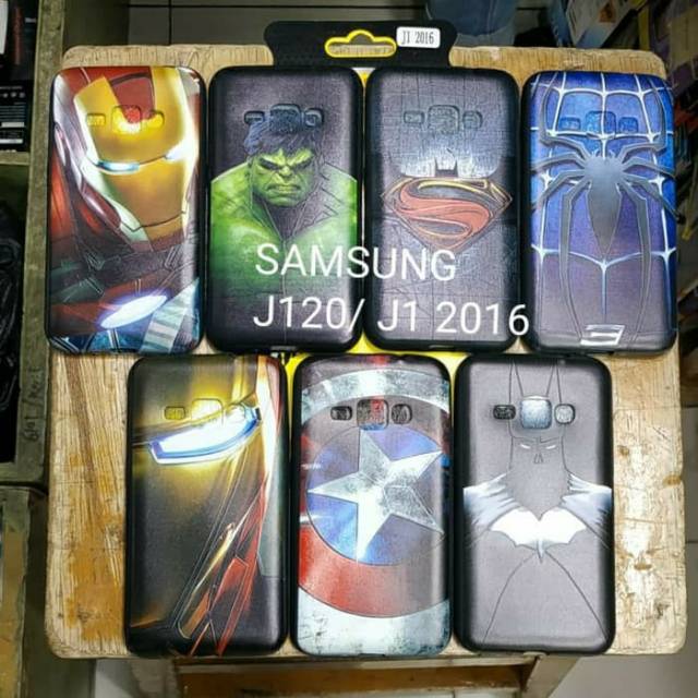 softcase Samsung J120 J1 2016 motif gambar bahan karet J1 2016 J120