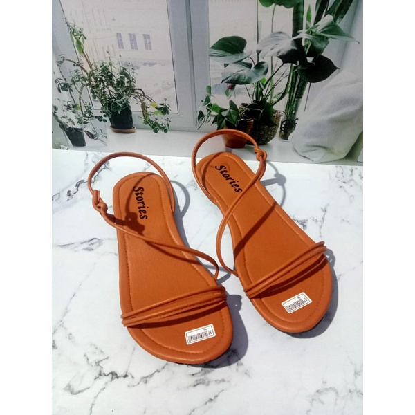 SANDAL WANITA FLAT WANITA STRAP CKL13