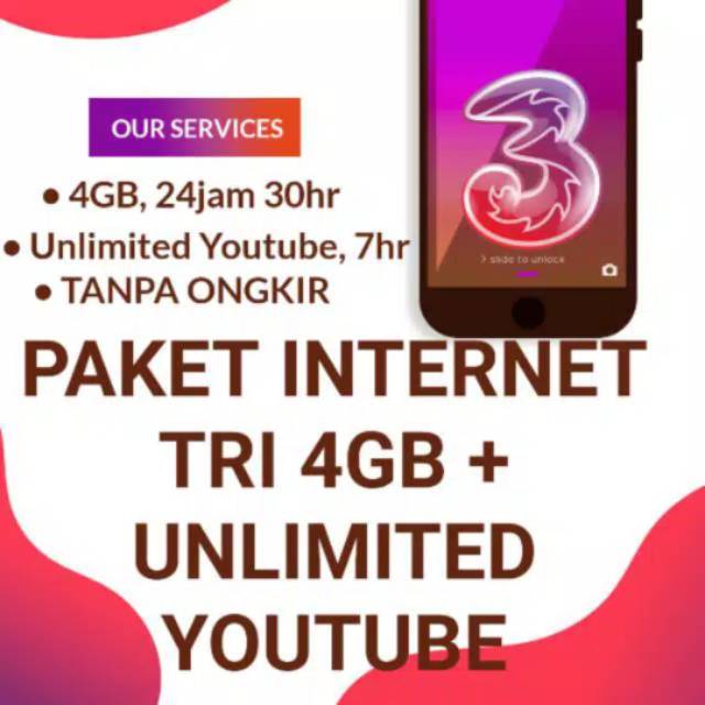 Tri 4Gb + unlimited Youtube (inject)