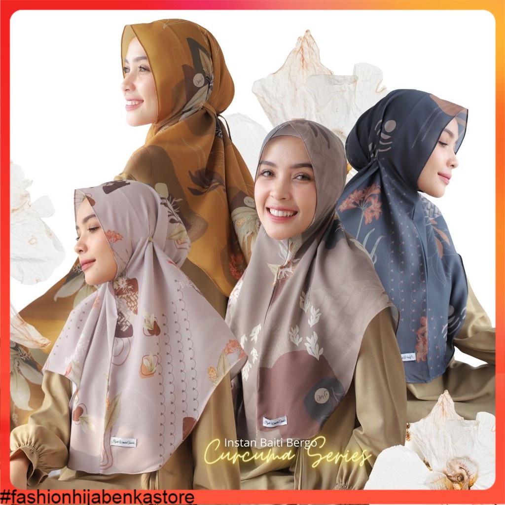 Hijabwanitacantik - Instan Baiti Curcuma | Hijab Instan | Jilbab Instan #terpesona