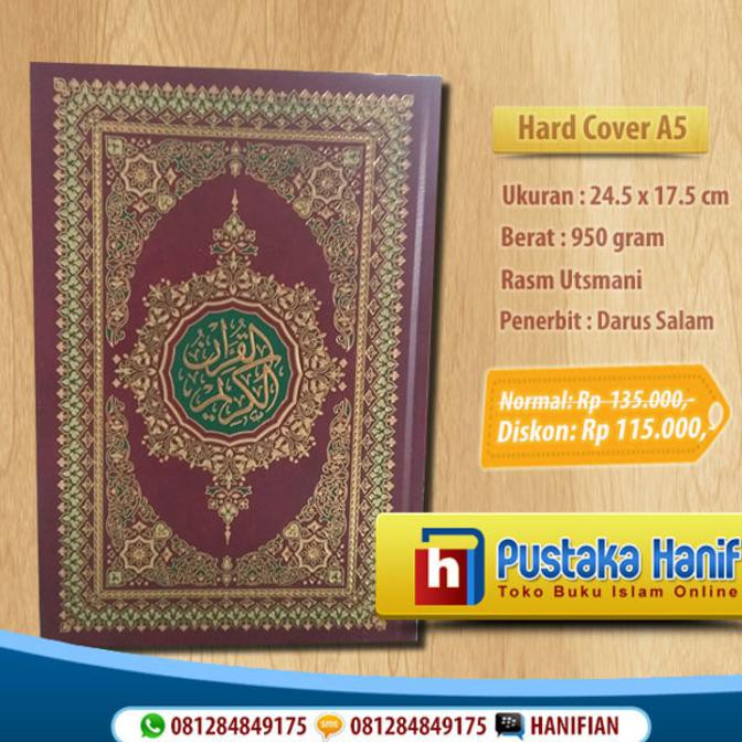 Mushaf Darus Salam Mesir - Al Quran Timur Tengah Rasm Utsmani