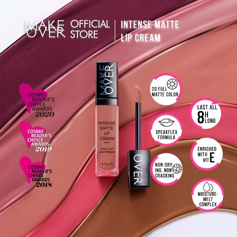 ❣️Rejeki.Sho❣️MAKEOVER Intense Matte Lip Cream (makeover lip cream)