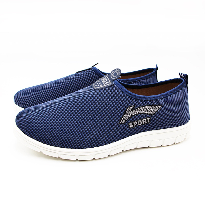 Highland Sepatu Slip On Pria/Wanita Kasual Sepatu Running Breathable Udara Sepatu Olahraga KSP202