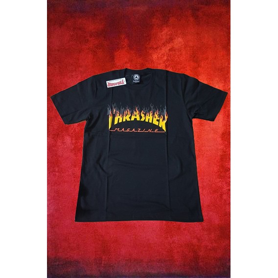 KAOS THRASHER MAGAZINE BLACK PREMIUM HIGH QUALITY HYPEBEAST