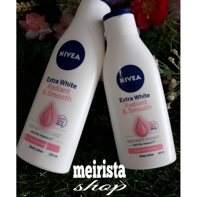 PROMO NIVEA RADIANT &amp; SMOOTH HBL/BODY LOTION/NIVEA