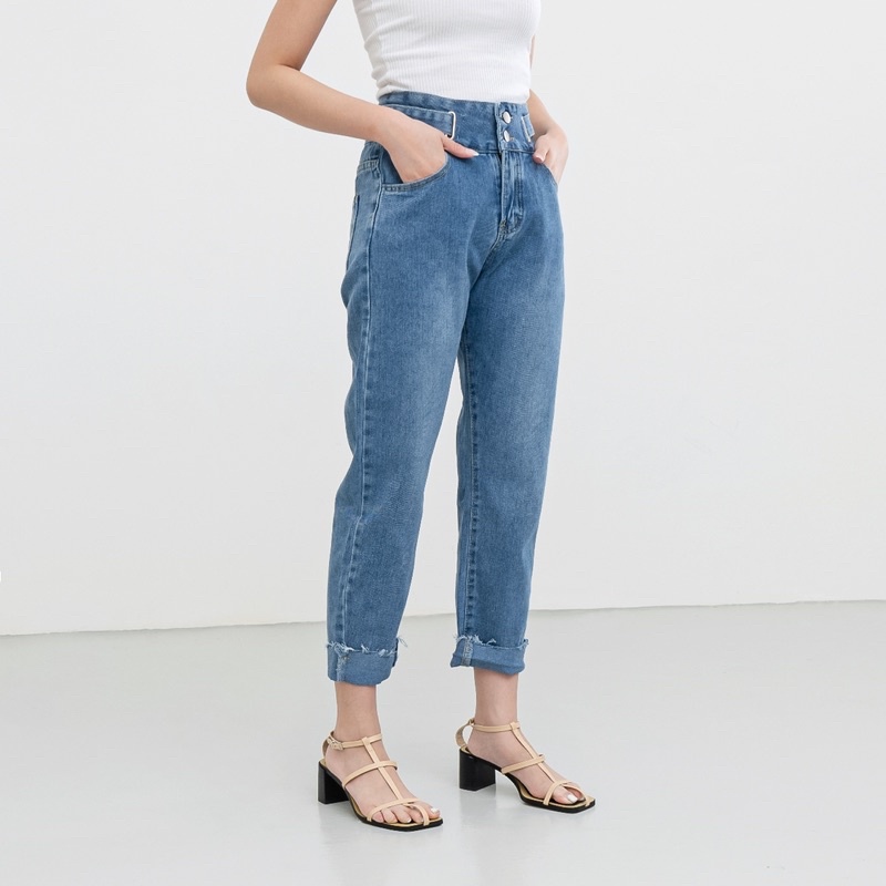 VIERLIN - Jeans 176 - BOYFRIEND HW JEANS