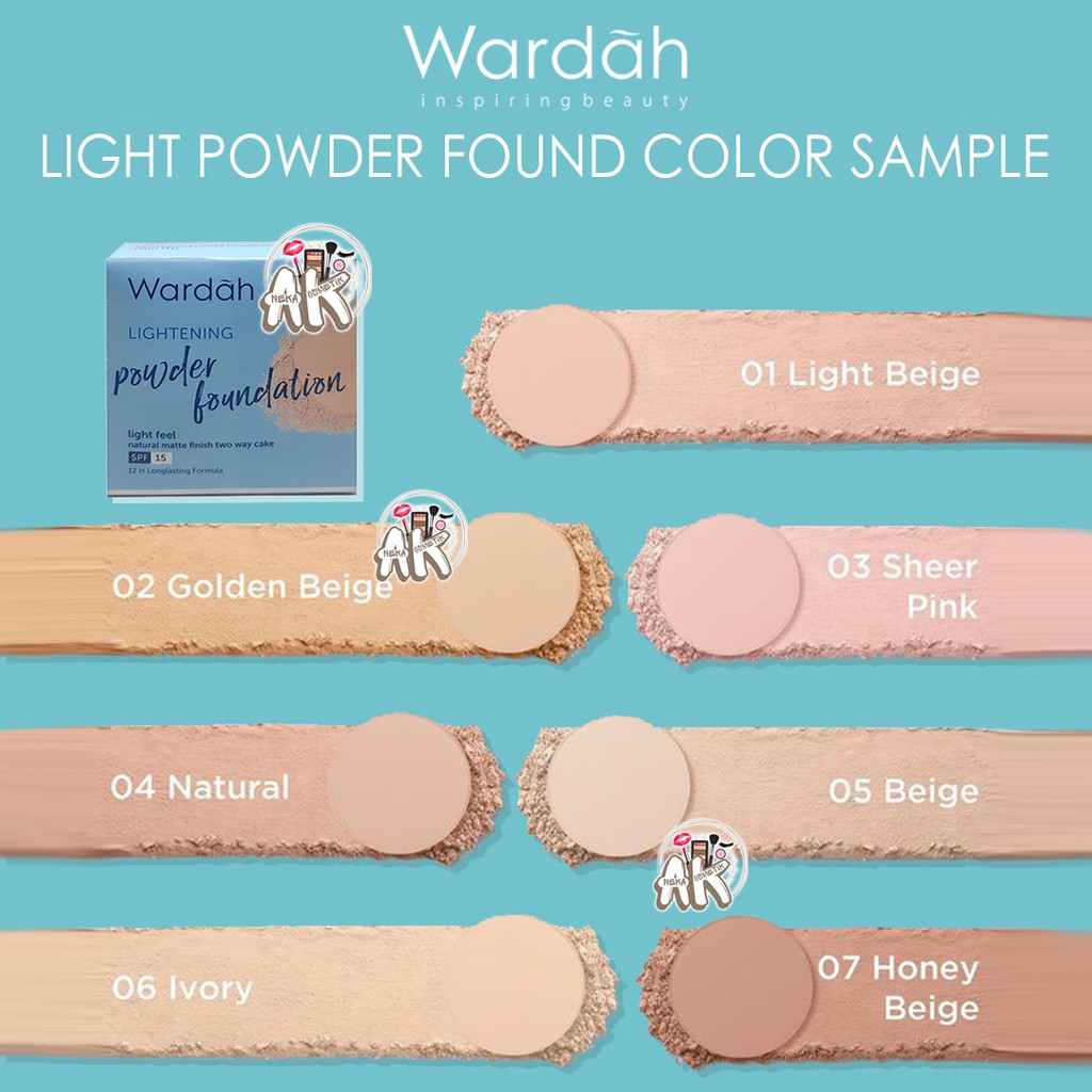 WARDAH LIGHTENING POWDER FOUNDATION/REFILL