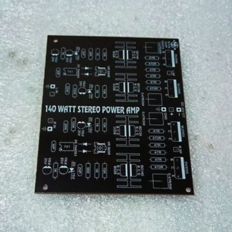 PCB Power Amplifier Stereo 140 Watt
