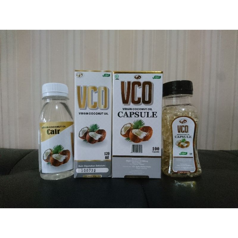 Syifa Virgin Coconut Oil VCO Minyak Kelapa Murni Kemasan Cair dan Kapsul isi 100