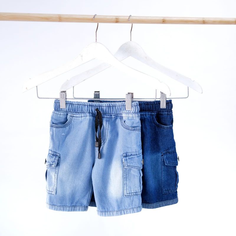 Celana Pendek Celpen Short Pant Jins Jeans Anak Laki Usia 2 3 4 5 Tahun