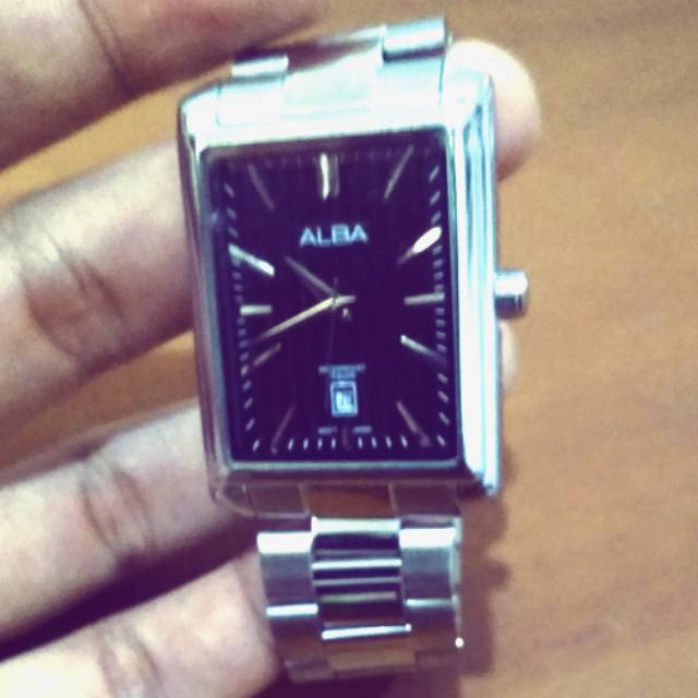 Jam Tangan Alba Pria Kotak