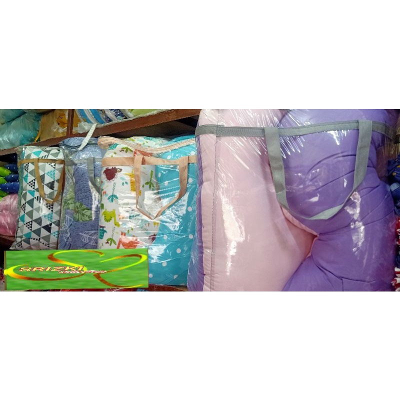 tas bed cover doble single /tas plastik untuk bantal hamil dan menyusui / sofa bayi /bedcover/sprei/ tas selimut/tas babynest atau kasur bayi